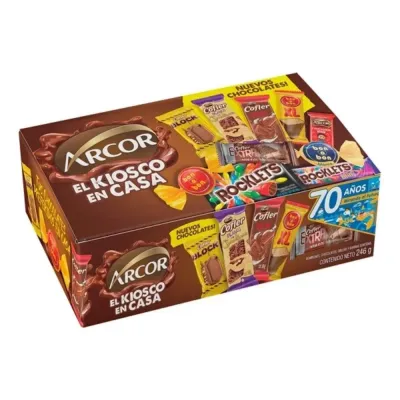 ARCOR CHOCOLATES SURTIDOS KIOSCO x246gr