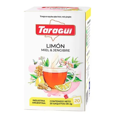 TARAGUI TE LIMON/MIEL/JENGIBRE x20x2gr