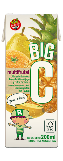BIG CHOICE JUGO DE FRUTAS MULTIFRUTAL X200cc