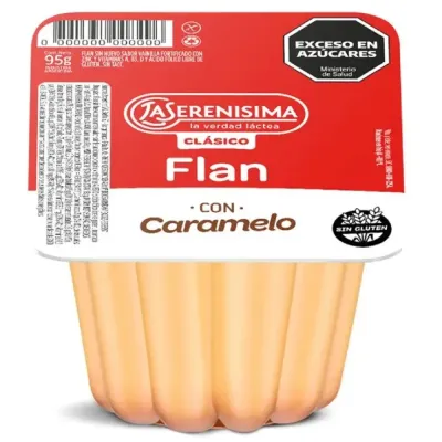 LA SERENISIMA FLAN CLASICO VAINILLA X95Gr