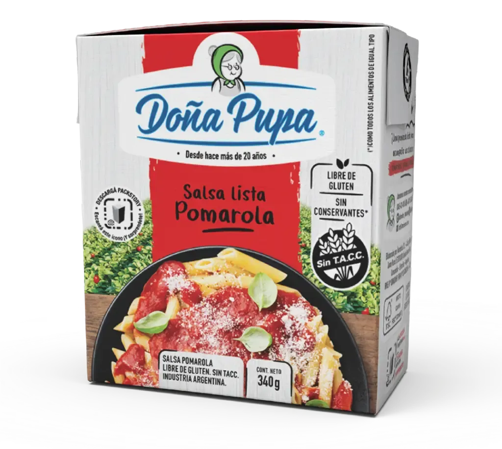 DOÑA PUPA SALSA POMAROLA TETRA x340gr
