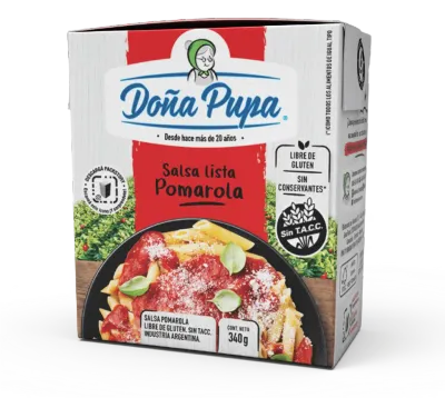 DOÑA PUPA SALSA POMAROLA TETRA x340gr