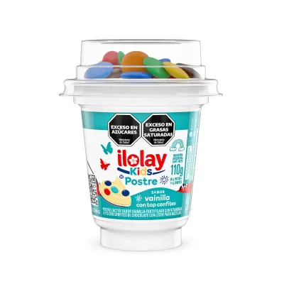 ILOLAY POSTRE VAINILLA C/ CONFITES X110Gr