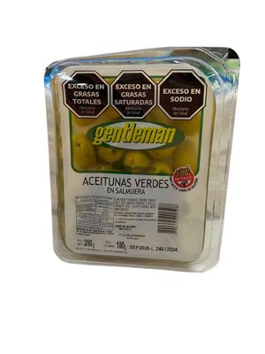 GENTLEMAN ACEITUNAS VERDES N2 X200grs