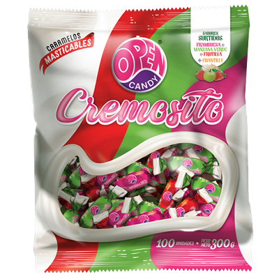 OPEN CANDY MASTICABLE FRUT.CHANT. x300gr