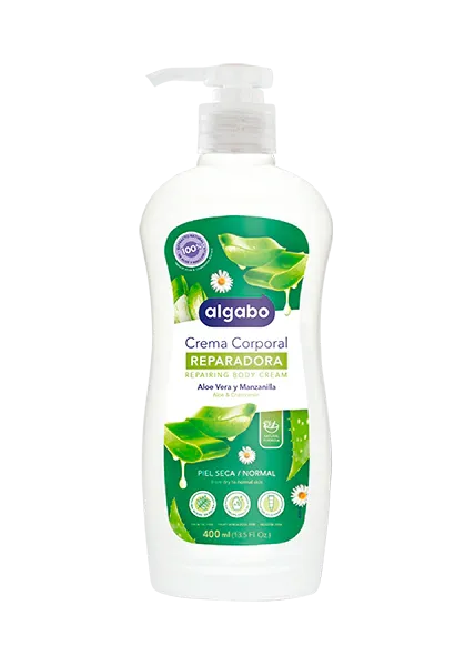 ALGABO CREMA CORPORAL ALOE MANZ x400cc