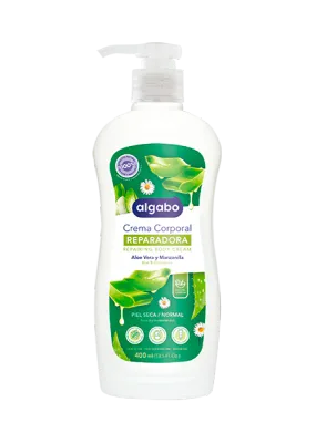ALGABO CREMA CORPORAL ALOE MANZ x400cc