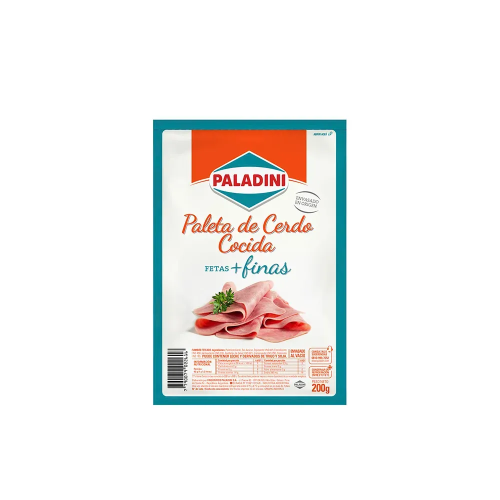 PALADINI PALETA COCIDA FETAS FINAS x200gr