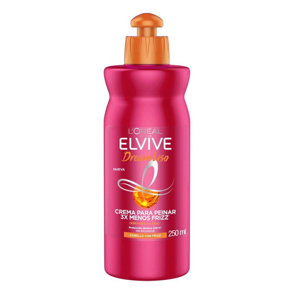 ELVIVE CR/ PEINAR DREAM LISO KERATINA X250ml