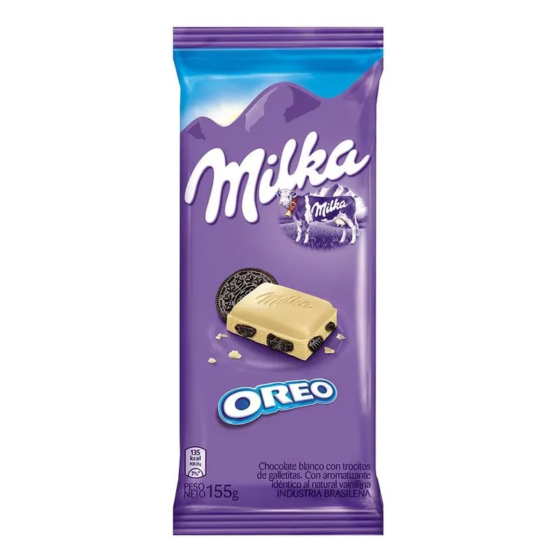 MILKA TABLETA OREO BLANCO x55gr