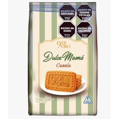 GALLETITAS DULCES MAMA C/ CANELA 9 DE ORO X160Gr