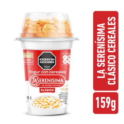 LA SERENISIMA YOGURT ENT C/ CEREALES X159Gr