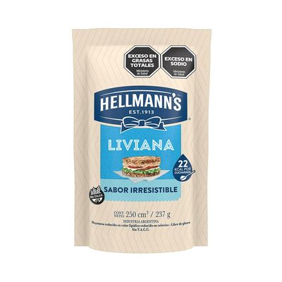 HELLMANNS MAYONESA LIVIANA 237G