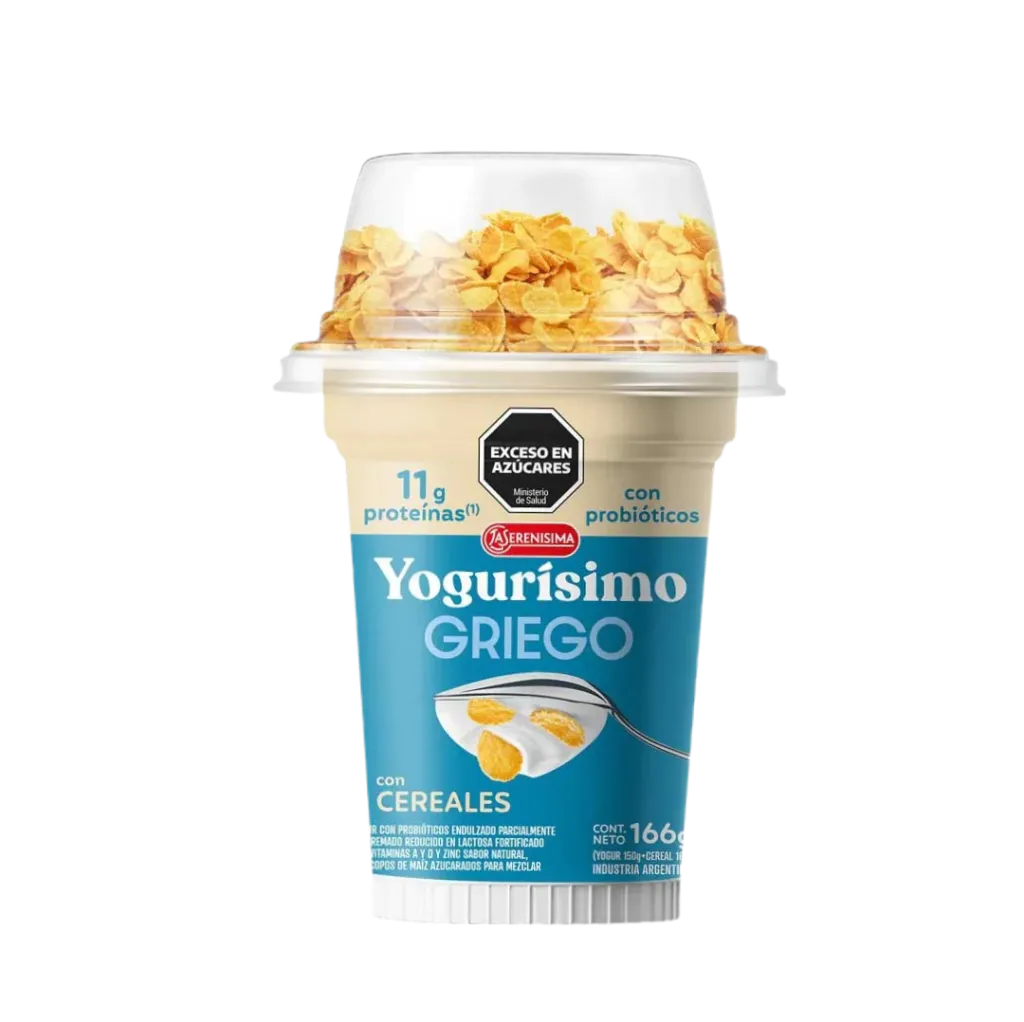 YOGURISIMO YOGURT GRIG C/CEREALES X166Gr