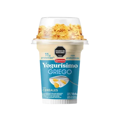 YOGURISIMO YOGURT GRIG C/CEREALES X166Gr