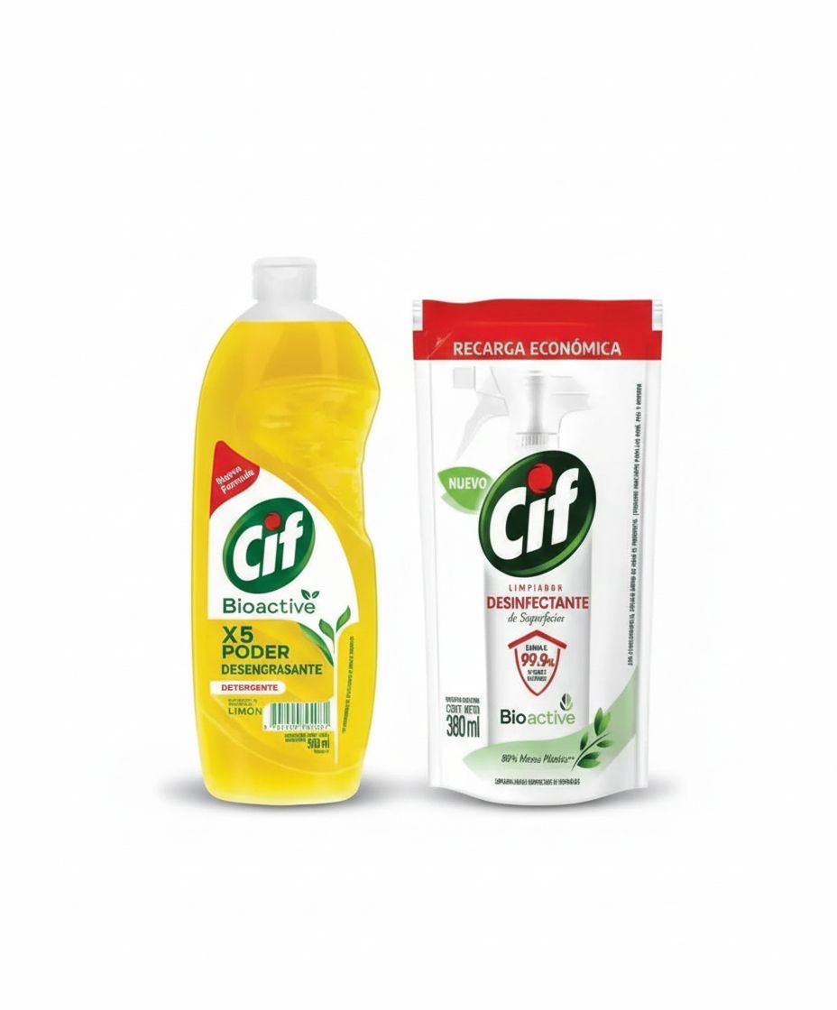 Pack detergente + desinf. de pisos ¡DE REGALO!