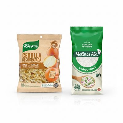 Pack veg. deshidratados + arroz ¡DE REGALO!