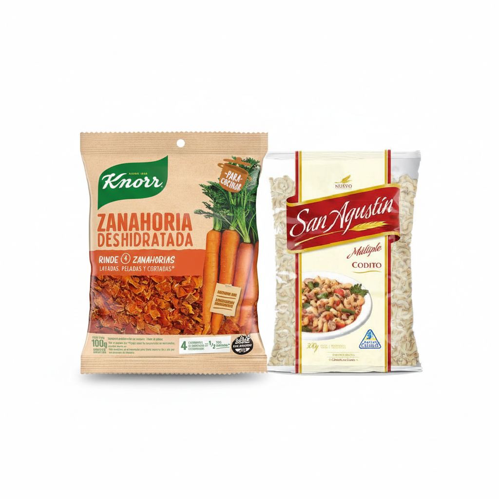 Pack veg. deshidratados + fideos ¡DE REGALO!