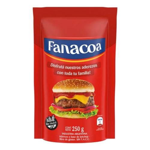 FANACOA KETCHUP S/TACC D/P x250grs
