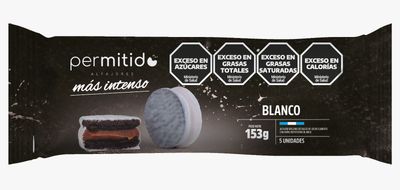 PERMITIDO ALFAJOR DE CHOC BCO PREMIUM x145Gr.