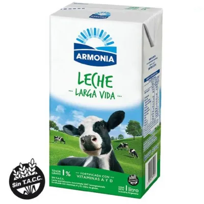 ARMONIA LECHE UAT DESCREM x1lt