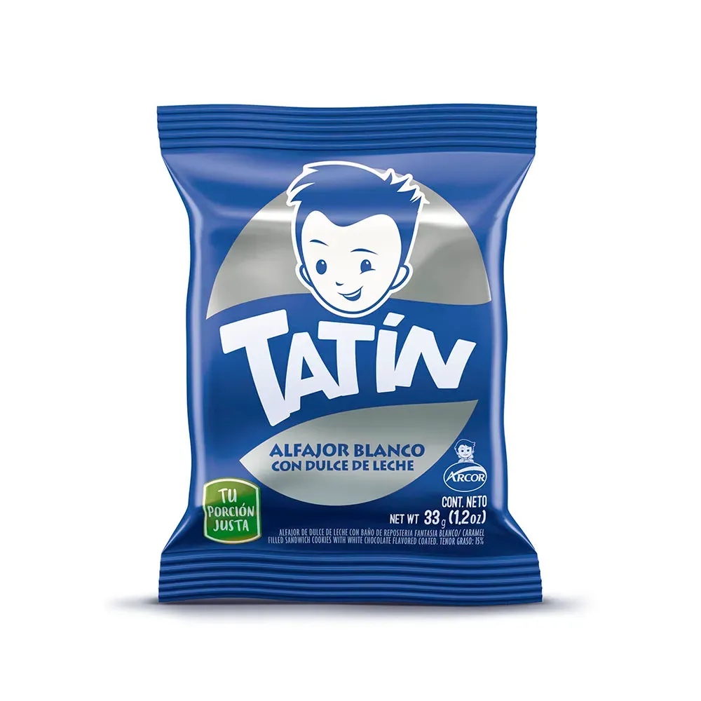 ARCOR ALFAJOR TATIN BLANCO x33gr