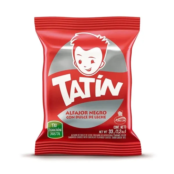 ARCOR ALFAJOR TATIN NEGRO x33gr
