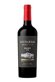 SANTA JULIA RVA. CAB. SAUV. x750cc nuevo