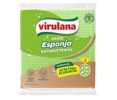 VIRULANA PAÑO ESPONJA ANTIBACTERIAL x1und