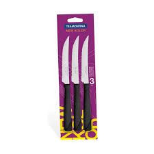 TRAMONTINA JUEGO CUCHILLOS NEW COLOR 60X3UNID