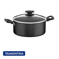 TRAMONTINA CACEROLA 2 ASAS C/TAPA LORETO 4X20cm