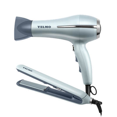 YELMO SECADOR DE PELO 2300 W + ALISADOR x1 UNID