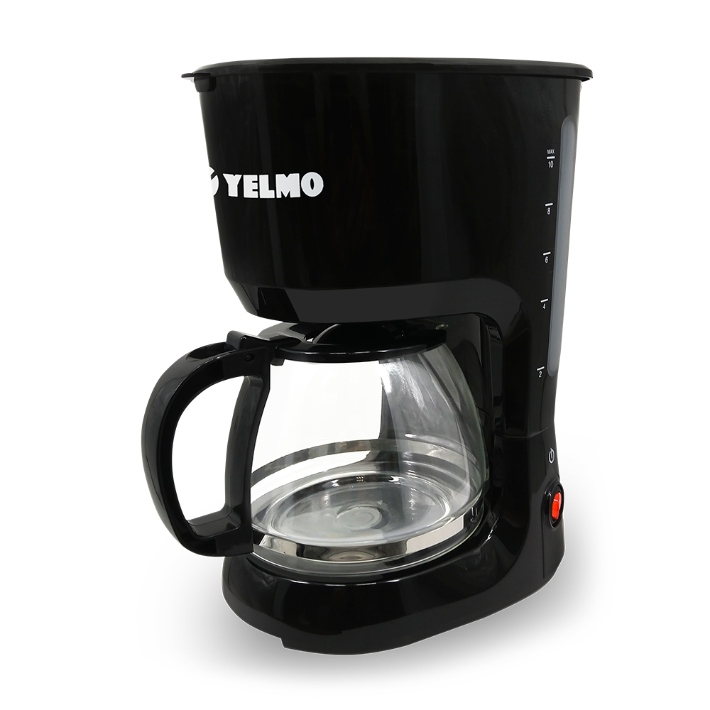 YELMO CAFETERA FILTRO NEGRA 12 POCILLOS x1 UNID