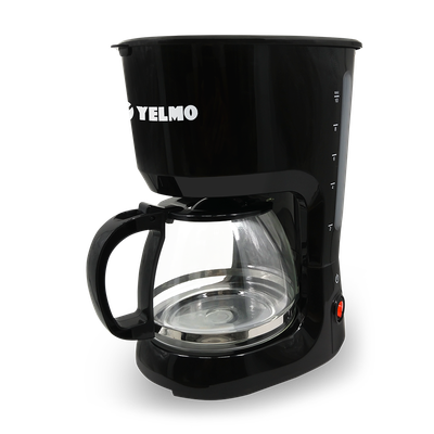 YELMO CAFETERA FILTRO NEGRA 12 POCILLOS x1 UNID