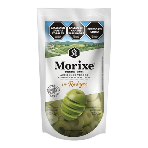 MORIXE ACEITUNAS VERDES RODAJAS D/P 28x300gr