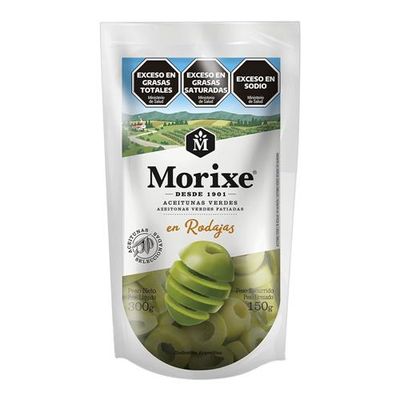 MORIXE ACEITUNAS VERDES RODAJAS D/P 28x300gr