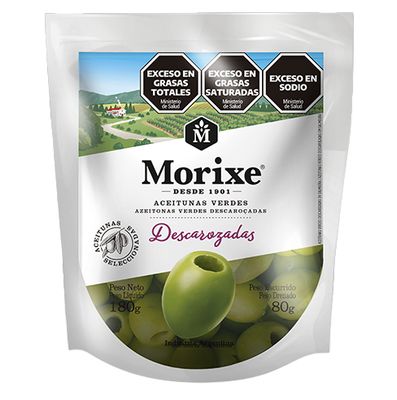 MORIXE ACEITUNAS VERDES DESCAROZADAS D/P 16x180gr