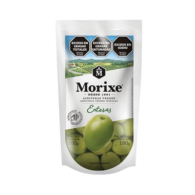 MORIXE ACEITUNAS VERDES ENTERAS D/P 28x300gr