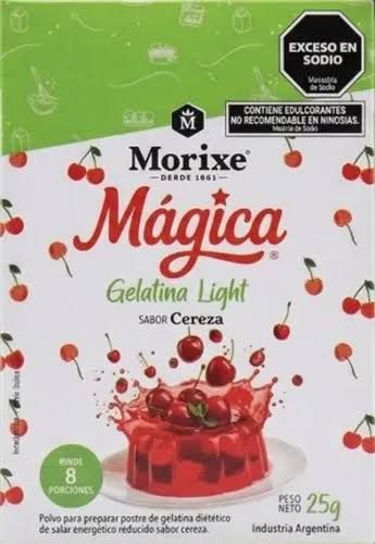 MORIXE GELATINA CEREZA LIGHT 12X25gr