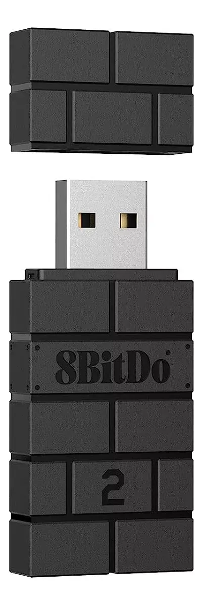 Adaptador 8BitDo 2 Controles Bluetooth Ps4 Ps5 Switch, Color: Negro
