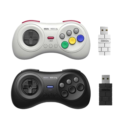 Joystick 8Bitdo M30 2.4G Inalámbrico Gamepad Switch Genesis