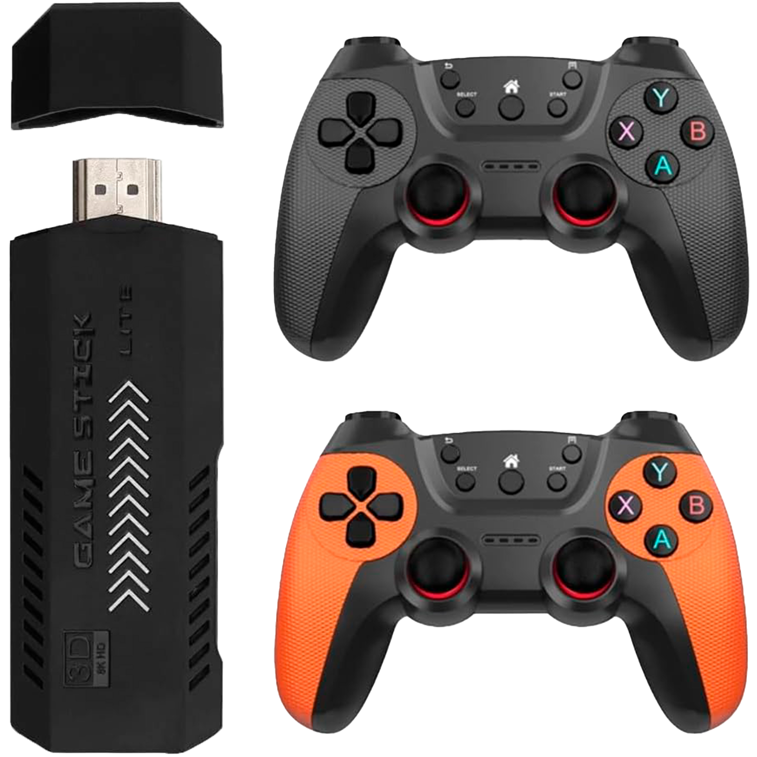 Consola Game Stick X2 Ultra 2.4G 64 GB Doble Joystick Inalámbrico (Modelo 2025, Chip 905L)