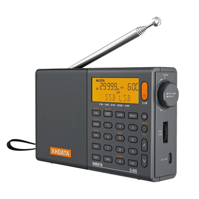 Radio Xhdata D-808 Digital FM SW MW LW SSB RDS Banda De Aire