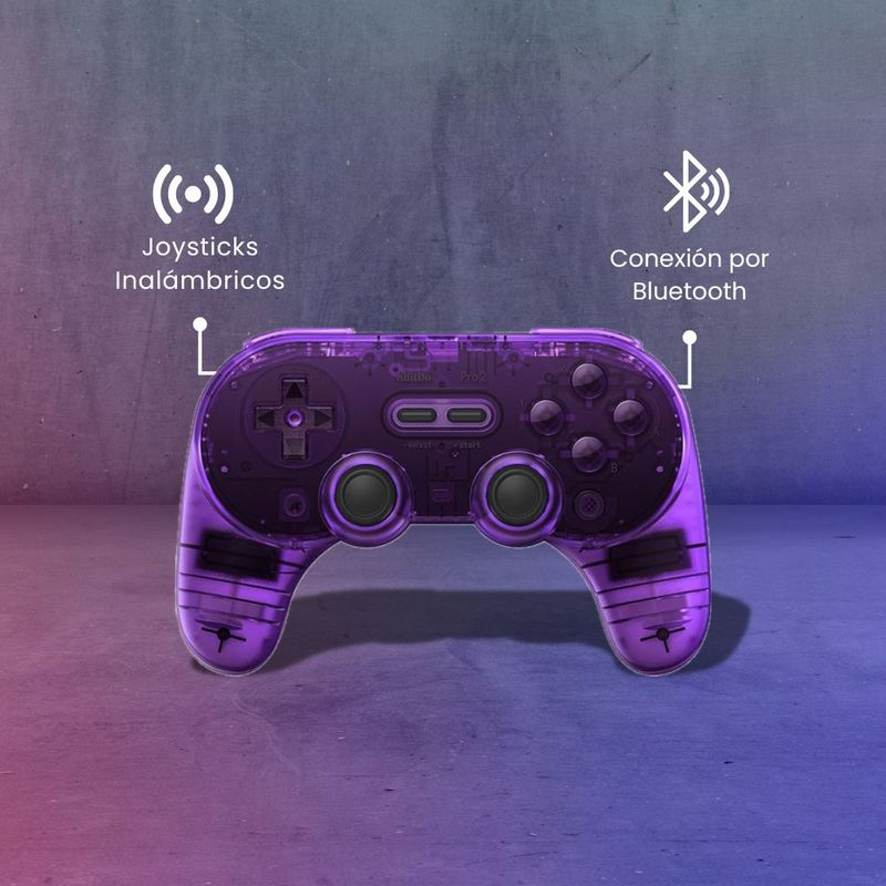 8BitDo Pro 2 Bluetooth Gamepad - Joystick Inalámbrico - Nintendo Switch, PC, Android, IOS