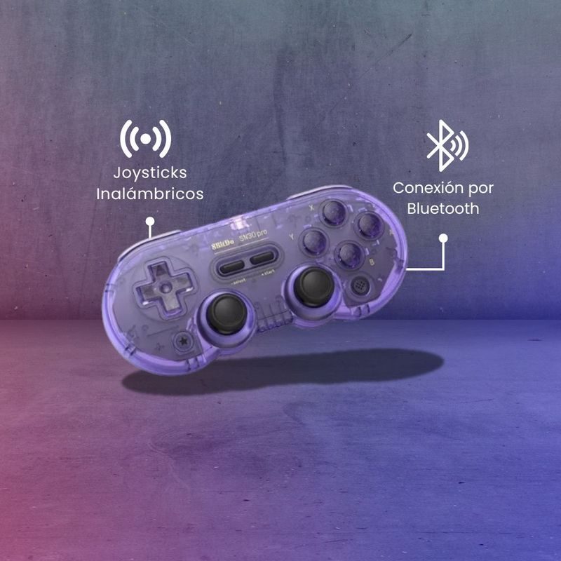Joystick 8BitDo SN30 Pro - Joystick Inalámbrico Bluetooth
