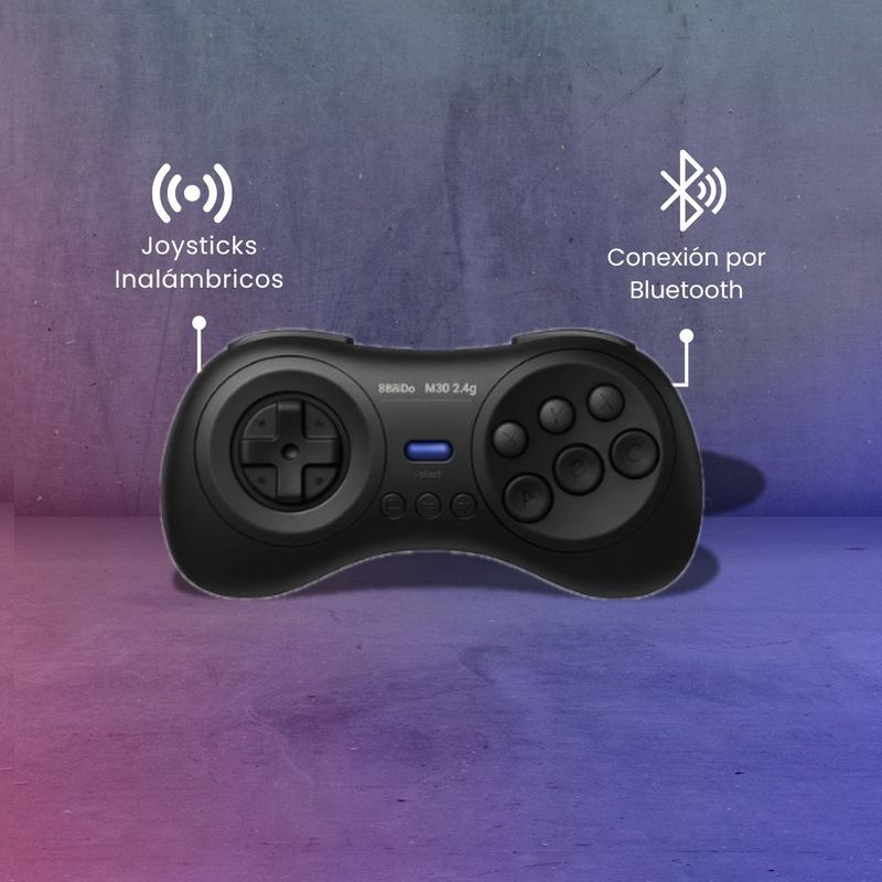 Joystick Inalámbrico 8BitDo M30 Bluetooth Gamepad Switch Windows Android MacOS Steam