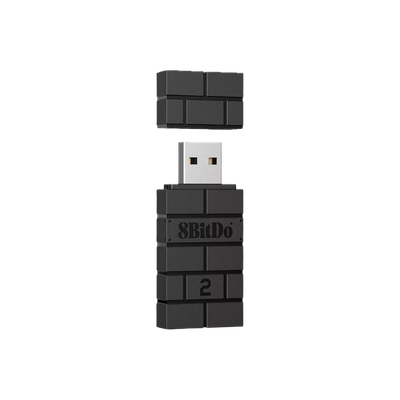 8BitDo 2 Adapter - Adaptador Bluetooth - Switch, PC, Raspberry Pi
