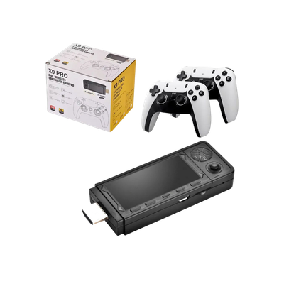 Game Stick X9 Pro - +40.000 Juegos - Joysticks Inalámbricos - 4K - Premium
