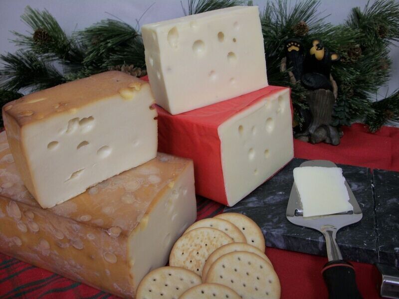Wisconsin Swiss - Regular, Aged 2 Years, Baby Swiss & Smoked Baby Swiss