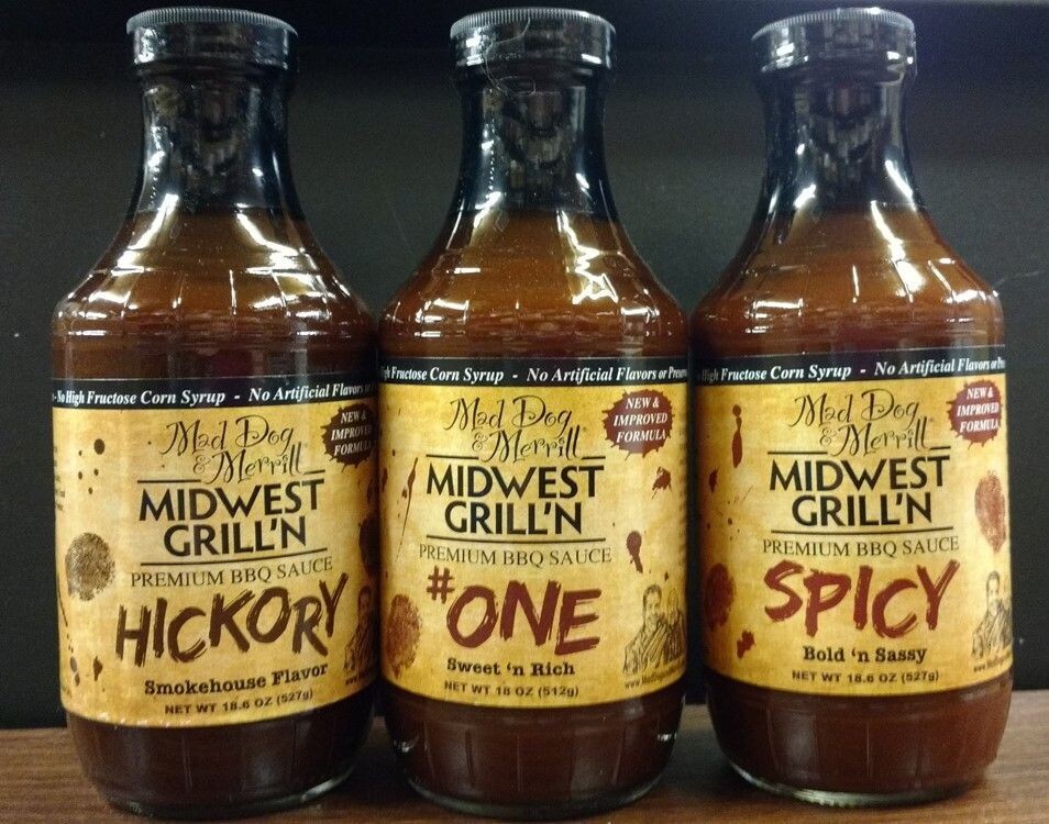 Mad Dog & Merrill Signature BBQ Sauces
